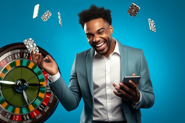 Pengguna mobile membaca pengumuman situs